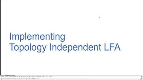 SR-TE - TI-LFA - hands-on - zero segment