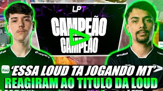 TRAP E BZP SE IMPRESSIONAM COM A LOUD NA FINAL DA LPT !