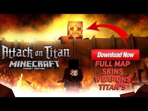 Minecraft Attack on titan mod/Addon for mcpe 1.19+, Attack on titan Mod for  mcpe