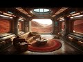 Sounds of mars base  a peaceful sanctuary in the red terrain  universe white noise