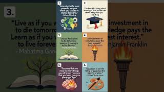 "6 Powerful Education Quotes That Will Change Your Mindset Forever 📚🔥"