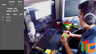 4x4 solved in 34.99 with 3-style