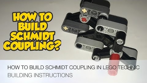 How to Build SCHMIDT Coupling in LEGO Technic (Building Instructions)