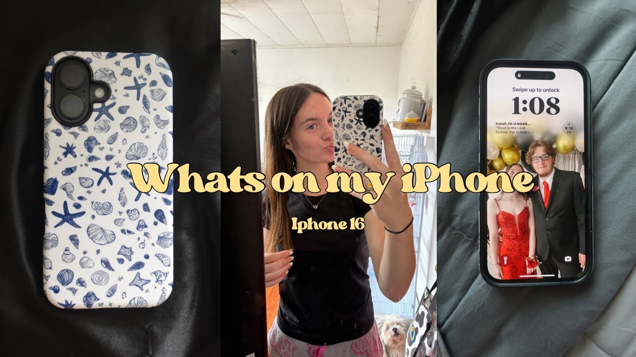 what’s on my iPhone 16 📱🎀