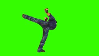 Jin kick 2 animated right tekken chroma
