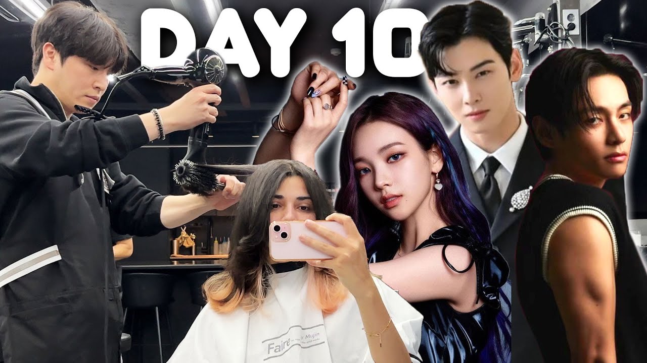 VADO DAL PARRUCCHIERE DEI BTS, aespa, TXT E ALTRI KPOP IDOL - DAY 10