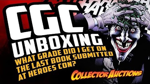 CGC Unboxing: What grade did I get on the last comic submitted at Heroes Con?