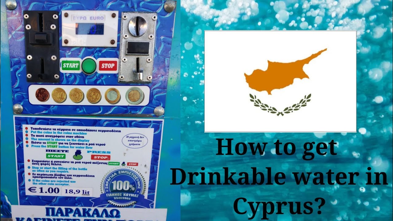 How to get drinkable water in Cyprus?weekly shopping YouTube