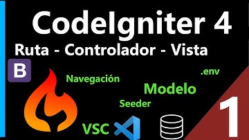 ✅ Curso Módulo 1 |Aprendido| CodeIgniter 4 |Instalación, rutas, vistas, controladores, migraciones +