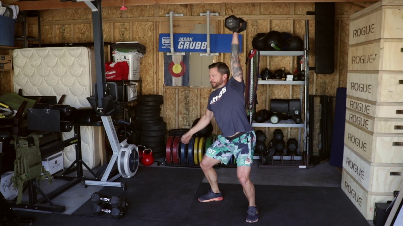 DB Snatch Single Arm Alternating - YouTube