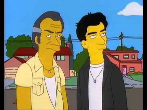 Les Simpsons VS les Sopranos S13 E22 Flic de choc - YouTube.