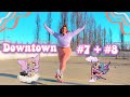 How to do Downtown #7 + #8 | Downtown Variations | Roller Dance Tutorial | Downtown Grade School