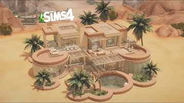 Modern Desert House 🌵 | The Sims 4 | Stop Motion Build | No CC