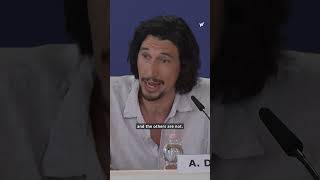 Adam Driver speaks out in support of the SAG-AFTRA strike while at the Venice Film Festival #shorts