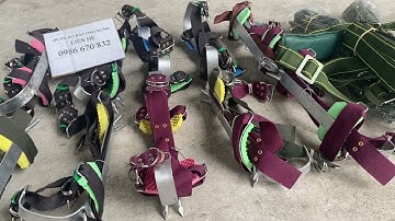 [ Giảm 50k ] Guốc Trèo Cây 2 Đinh | guốc Trèo Cây Đa Năng | Dụng Cụ Trèo Cây Giá Rẻ.