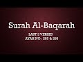 Surah Al Baqarah last 2 verses english translation & transliteration #surahbaqarah #allah #quran