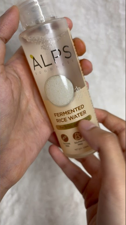 Ready to use fermented rice water|Alps goodness
