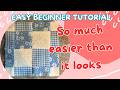 How To Make a Disappearing 9 Patch Quilt Block  Easy Patchwork Idea for Beginners from Fabric Scraps