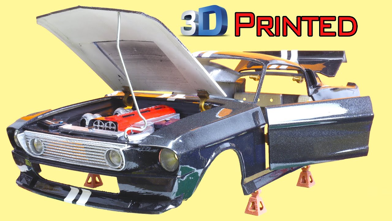 3D printing 10th scale Shelby 1967part2/How to 3d print rc car body