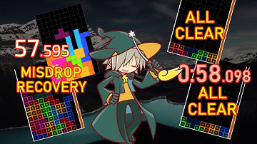 Misdrops and All Clears for Sub-60?!?! | Jstris and TETR.IO 40L Sprint