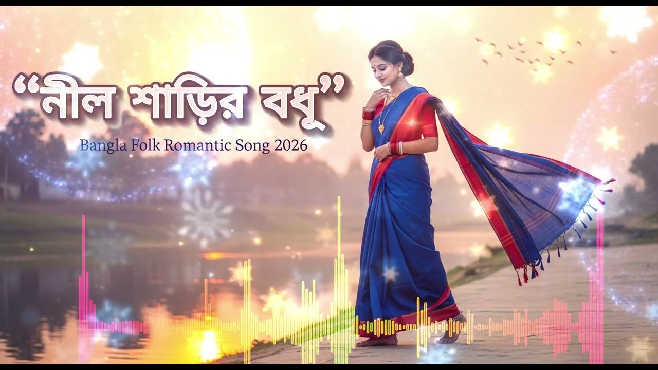 নীল শাড়ির বধূ | Bangla New Folk Song | Romantic Village Music Video | Original Bengali Song