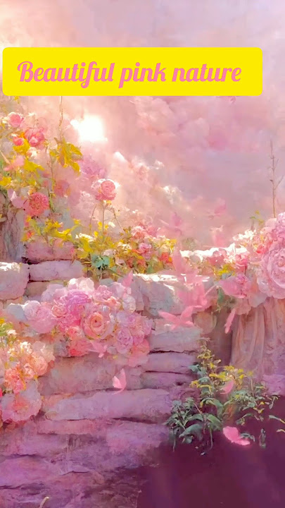 Beautiful pink nature | beautiful nature scenes #scenery #pinktrees # butterfly #safari #snowhouse