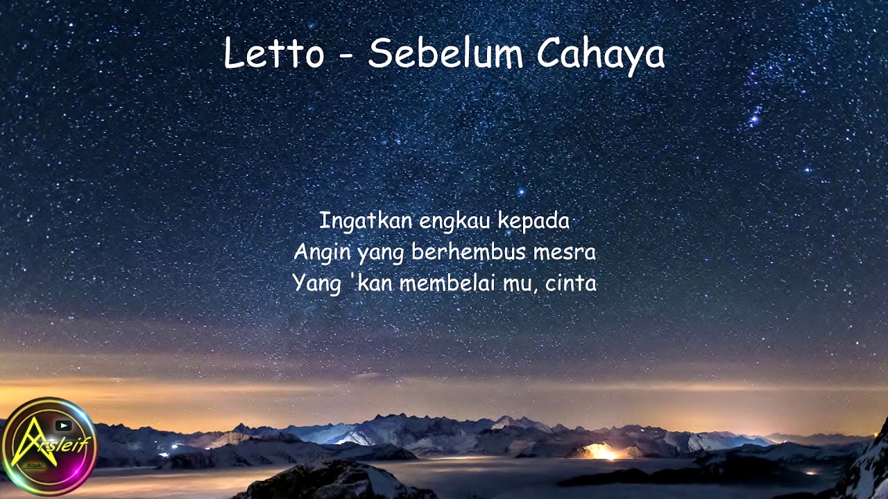 Cover Letto - Sebelum Cahaya (Lyrics)