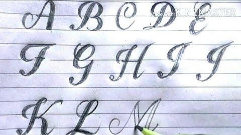 calligraphy writing a to z|calligraphy for beginners |calligraphy tutorials |satisfying calligraphy|