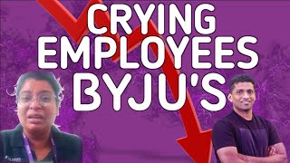 പൊട്ടിക്കരഞ്ഞു Byju's തൊഴിലാളികൾ  | BYJU'S EMPLOYEE CRYING