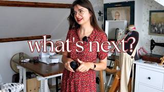 Cleaning My Chaotic Sewing Studio ✂️ + A Little Chat About the Future