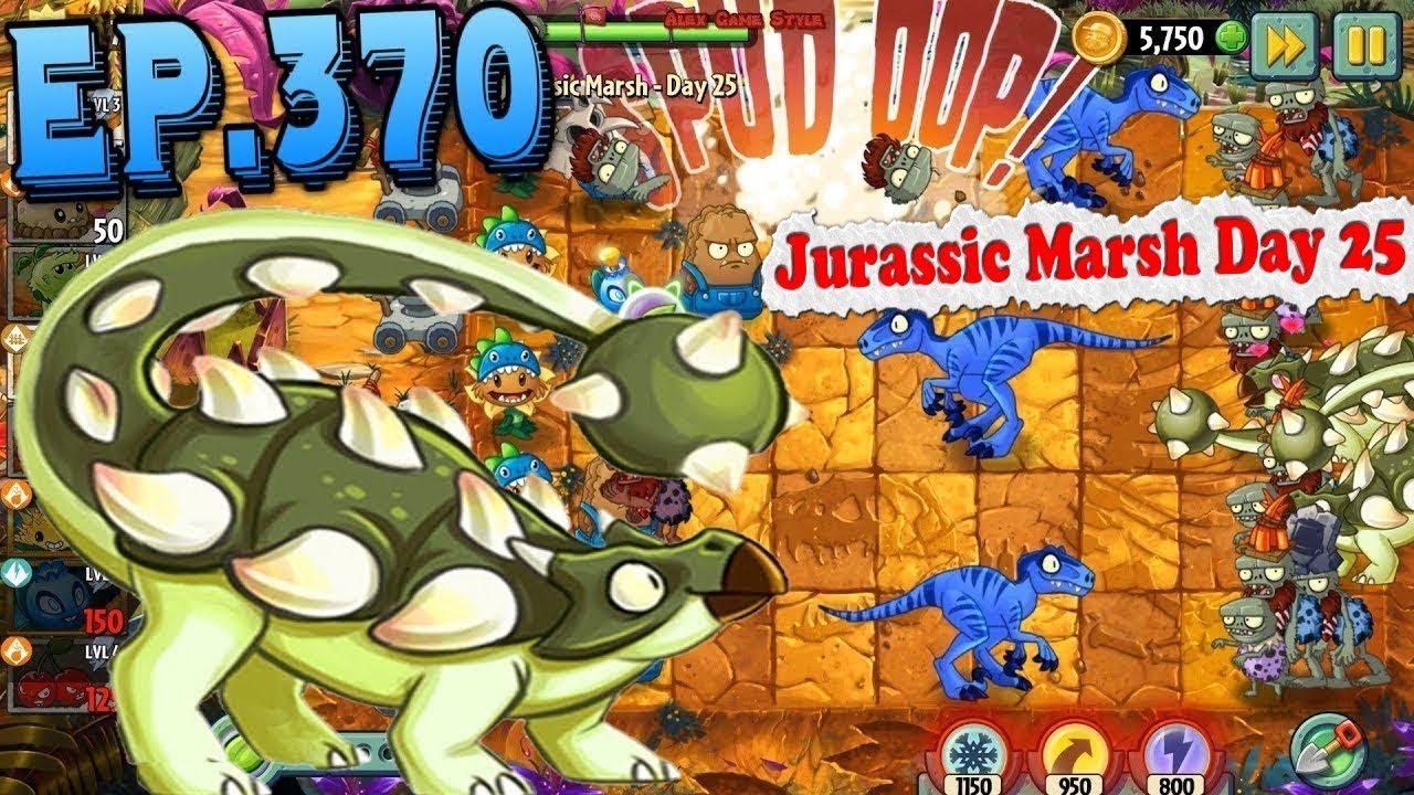 Plants vs. Zombies 2 Fall Update Adds New Dinosaurs - GameSpot