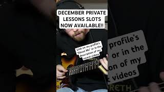 DECEMBER LESSONS AVAILABLE NOW