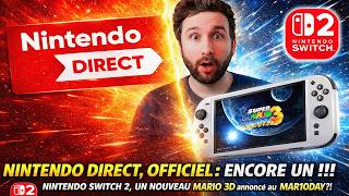 NINTENDO DIRECT OFFICIEL : ENCORE UN & MARIO GALAXY 😱 & S...
