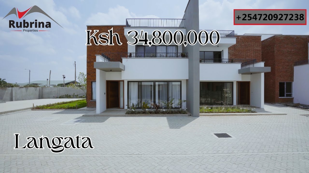 Идеальный таунхаус с 4 спальнями и всеми ванными комнатами в Лангате, Найроби | Кения
