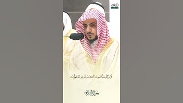 وَمِنْهُمْ أُمِّيُّونَ لَا يَعْلَمُونَ الْكِتَابَ. تلاوة جميلة الشيخ الوليد الشمسان من سورة البقرة.