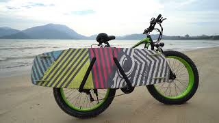 Philodo H7 Fat bike with hydraulic brakes 1000W 48V - YouTube