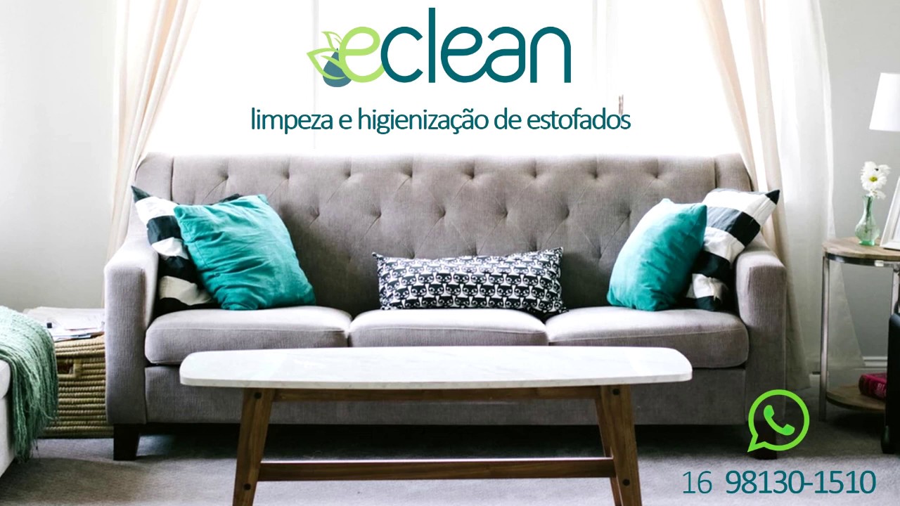 Limpeza de Sofá | Higienização de sofá | Eclean