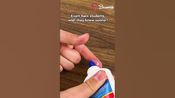 Exam hack students wish they knew sooner! #clever #exam #student #trick