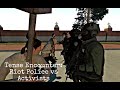 Tense Encounter: Riot Police vs Activists