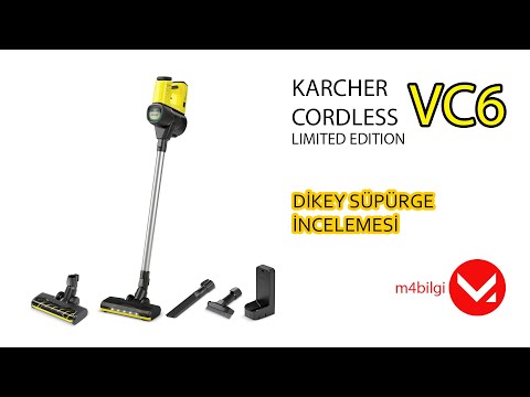 Karcher vc6 dikey süpürge  cordless limited edition