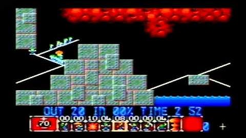 Lemmings SEGA Master System - Mayhem Madness Part 1