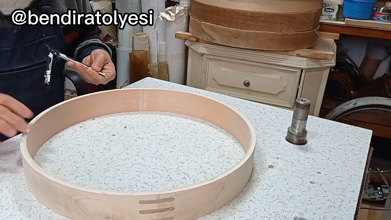 Bendir Atölyesi | Akortlu Bendir Yapımı (Frame Drums Making)