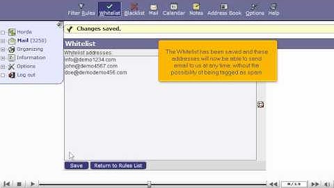 How to setup e-mail filter in Horde - Horde Tutorial
