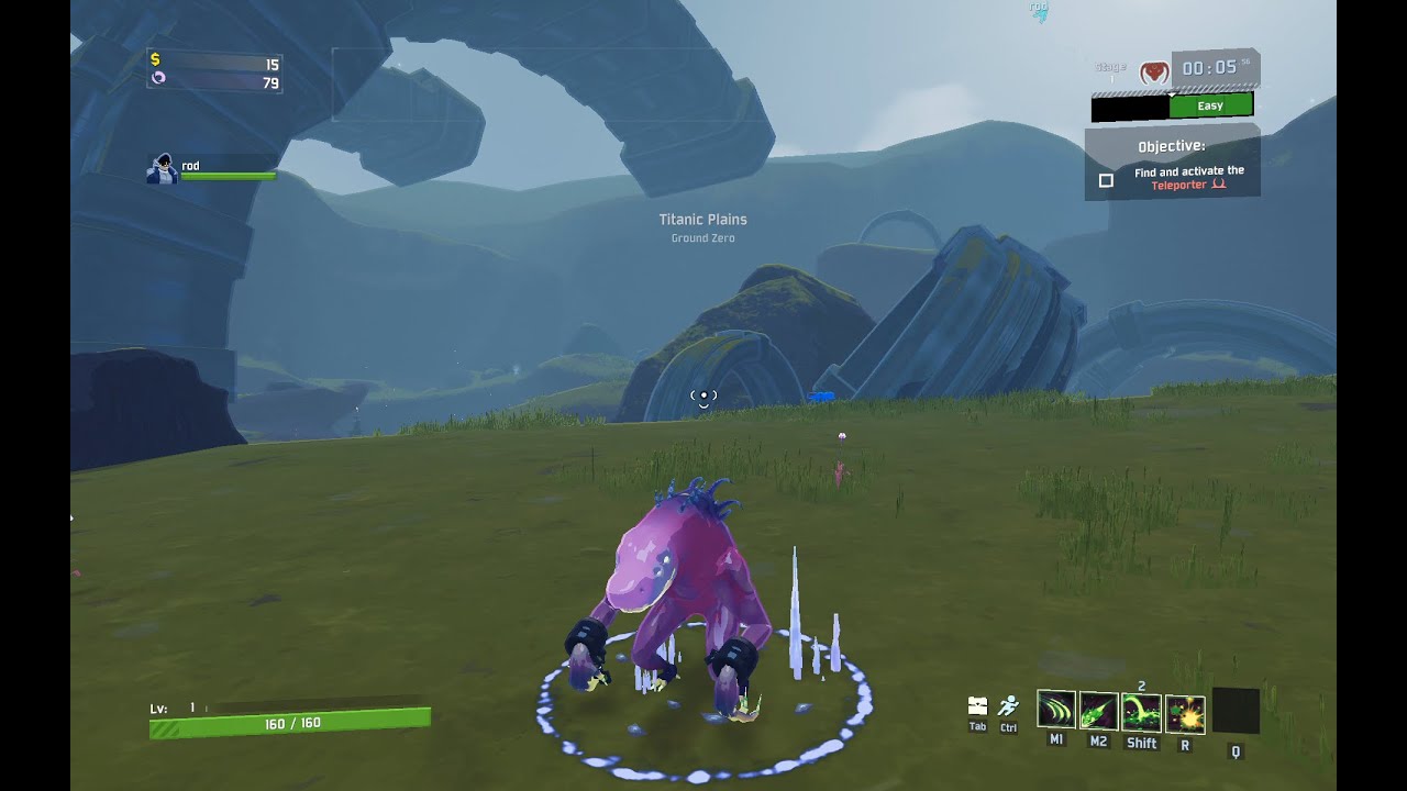 Risk of Rain 2 Co-op - Noobing it up as Acrid (Monsoon difficulty)