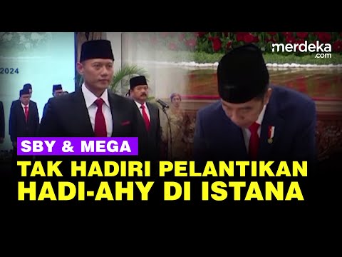 SBY, Mega dan Moeldoko Tak Hadiri Pelantikan AHY &amp; Hadi Tjahjanto di Istana