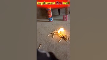 expirment of fire ball #expirement #viralvideo #shorts #fireball