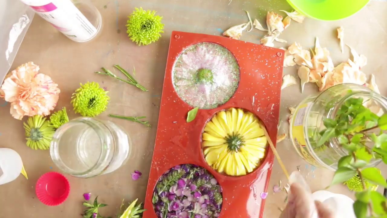 Preserving Real Fresh Flowers In Resin! - YouTube