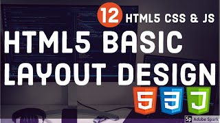 HTML 5 Building Basic Layout Design #12 HTML 5 Building Basic Layout Design #12