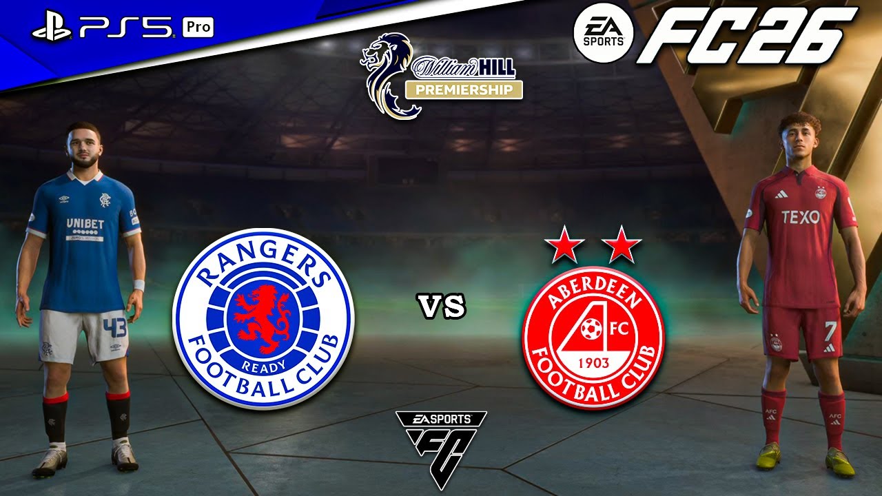 FC 26 - Rangers vs. Aberdeen - Scottish Premiership 25/26 Full Match | PS5™ Pro [4K60]