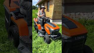 Устали косить газонокосилкой? Выход - садовый трактор ZimAni TC97HLD